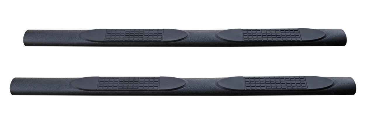 Black powder coated sidebars Ø 100 mm suitable for Jeep Wrangler JL 4-Doors (2018-)