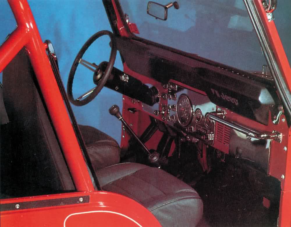 Glove box flap chrome plated suitable for AMC Jeep CJ (1972-1986)