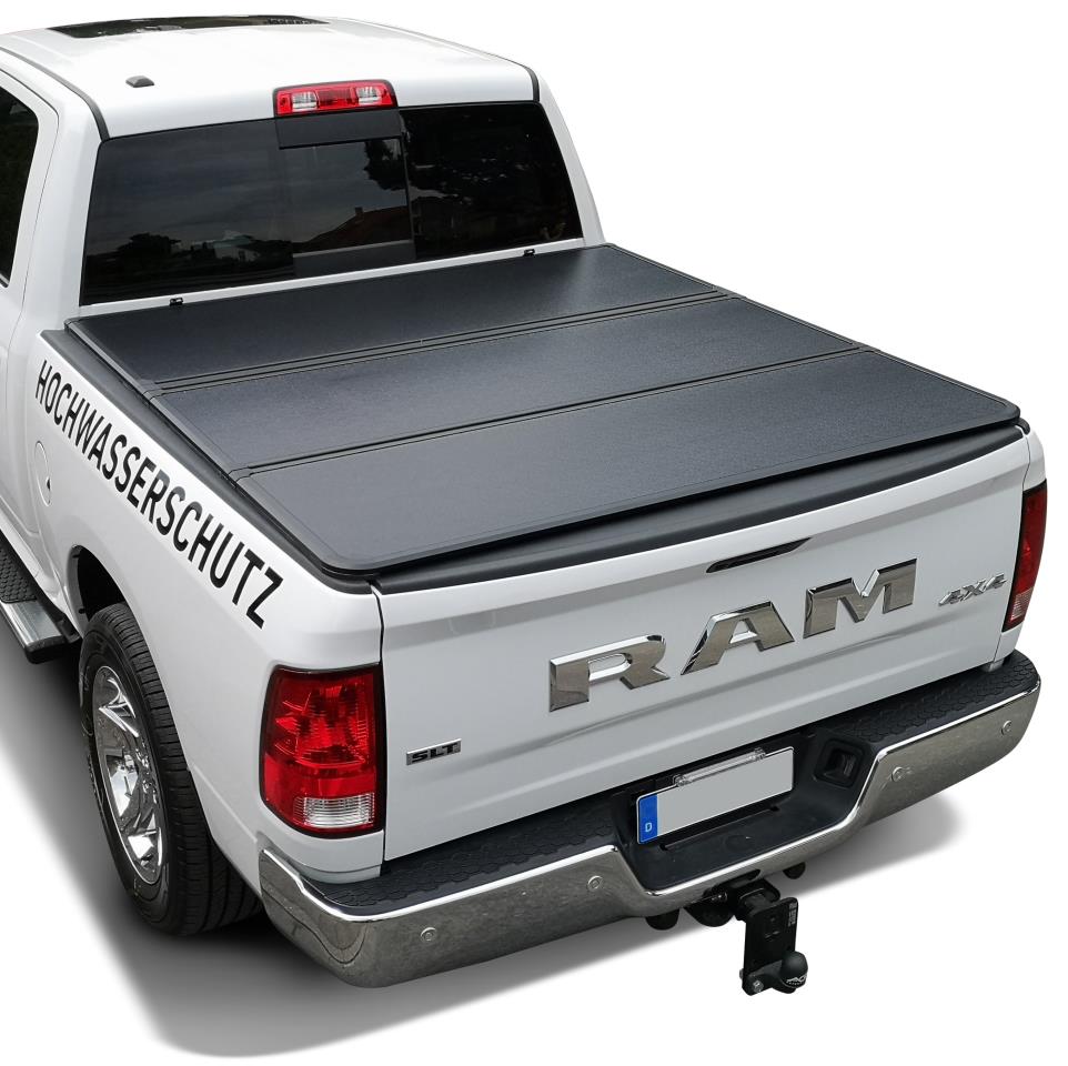 Tonneau cover folding fit for Dodge Ram Quad Cab (2019-) long Bed 6.4 ft