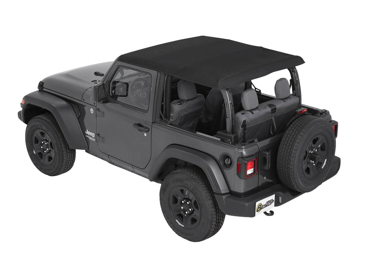 Bestop TrekTop NX Black Twill 56862-17 suitable for Jeep Wrangler JL (2018-) 2 door