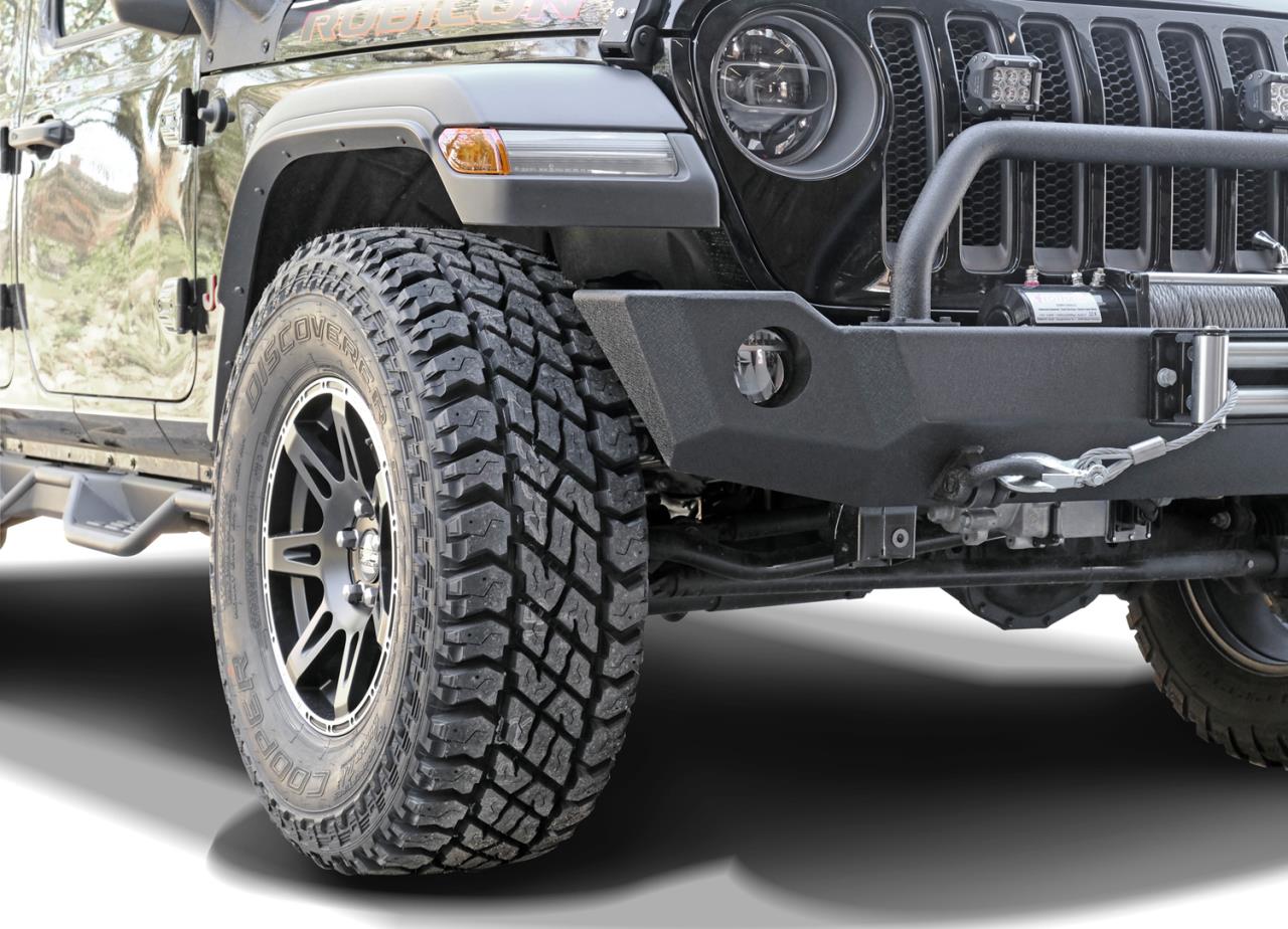 Complete wheels W-TEC Extreme 8,5x17 black-silver with 315/70R17 Cooper Discoverer ST fits Jeep Wrangler JL (2018-)