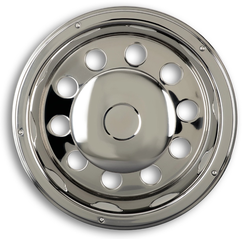Stainless steel wheel liner - 1 piece - 22.5 inch - for twin tyre rear axles