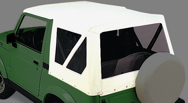 Ersatzverdeck weiß passend für Suzuki Samurai SJ 410-413 (1986-2004)