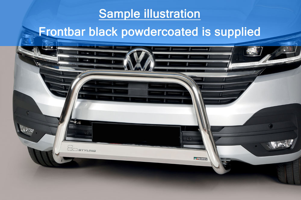 Black bullbar suitable for VW T6.1 (2019-)