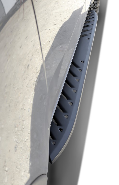 Schwarz matte Trittbretter passend für VW Amarok (2023-)