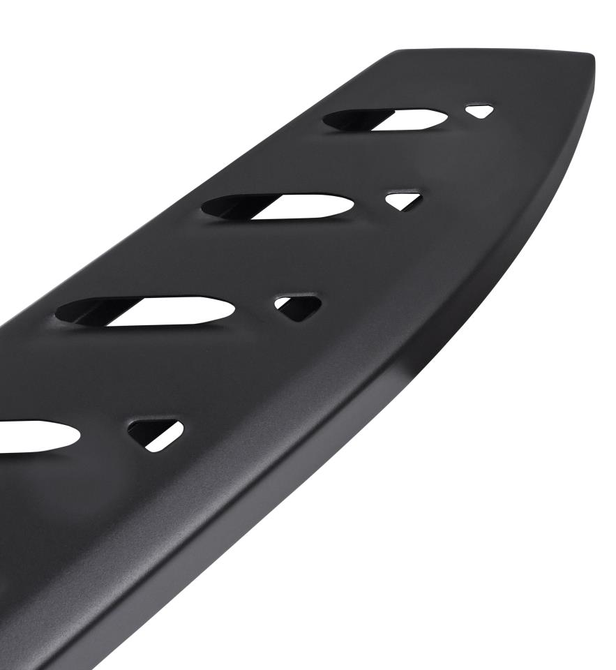 Black powder coated running boards suitable for Dodge Ram Crew Cabine (2009-2018)