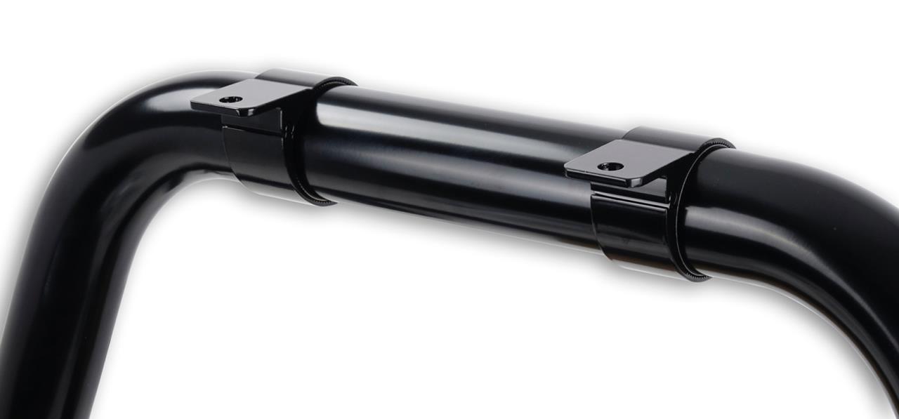 Schelle / Rohrschelle 63-63,5 mm Aluminium schwarz für Scheinwerfer & Lightbar Befestigung