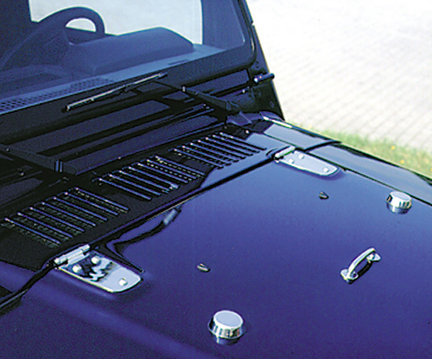 Bonnet Hinge Set Stainless Steel Fits Jeep Wrangler TJ (1996-2006)