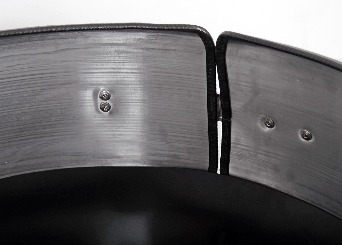 Edelstahl Reifencover passend für die Reifengröße 195/80 R15, 215/75 R15