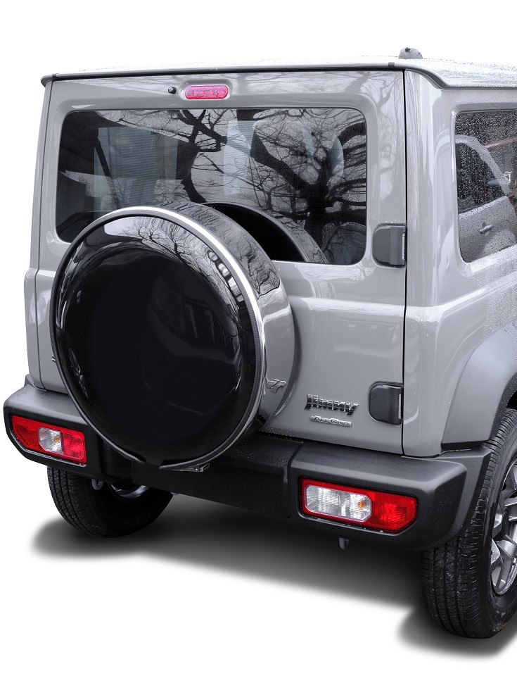Tire cover stainless steel suitable for tire size 205/75R15