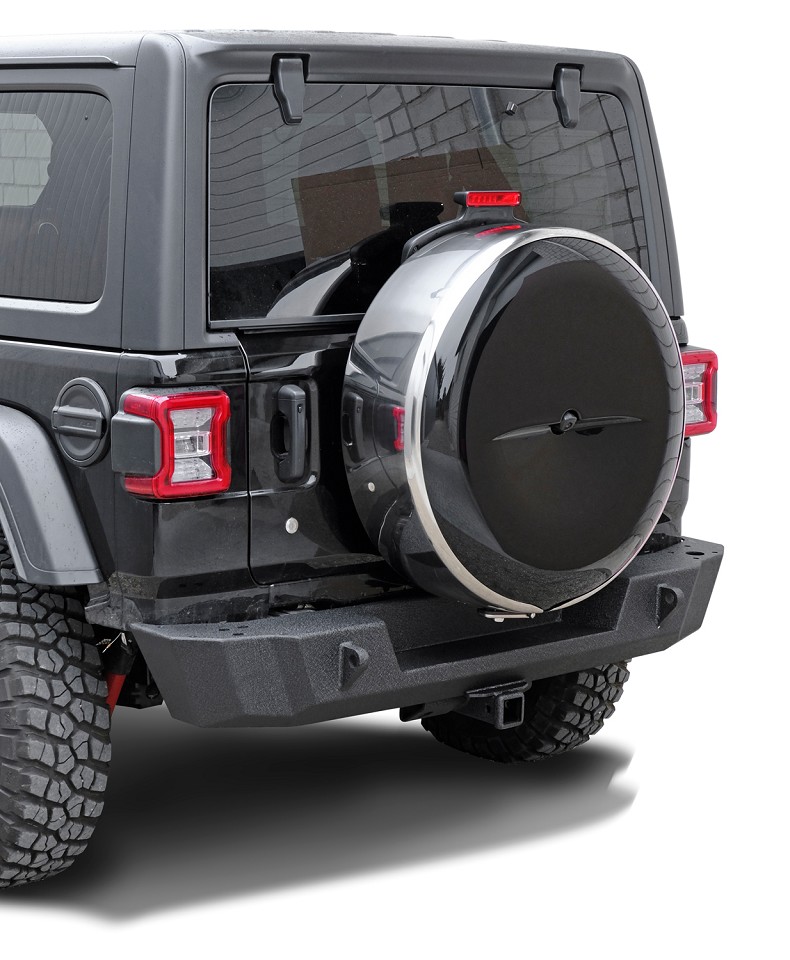 Edelstahl-Reifencover passend für Jeep Wrangler JL (2018-) Serienbereifung