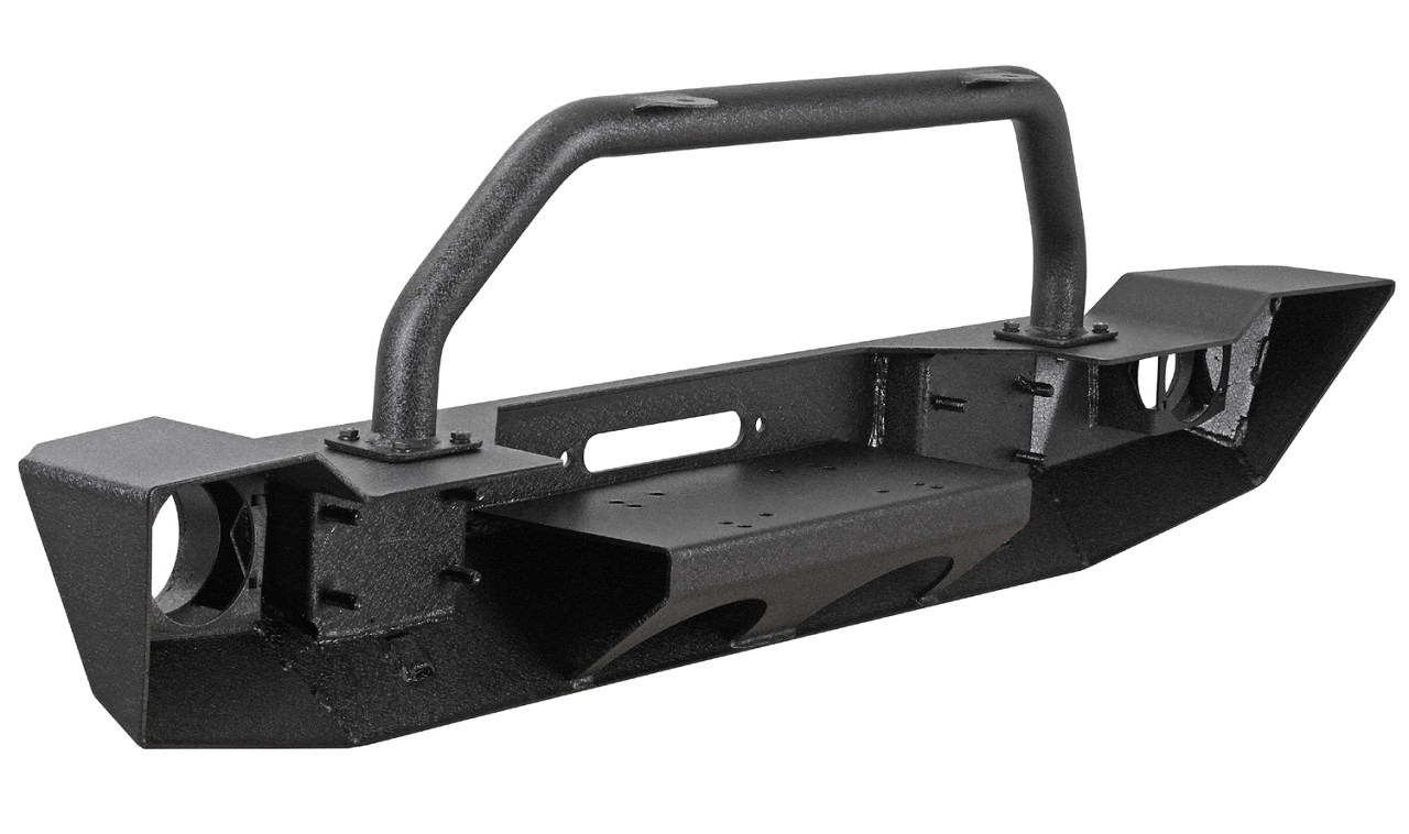 Front bumper with bracket -black- suitable for Jeep Wrangler JL (2018-)