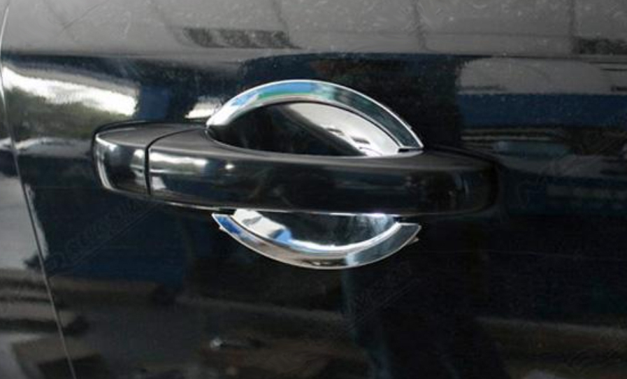 Door handle recesses chromecover made of ABS-plastic suitable for Jeep Compass (2011-2016)