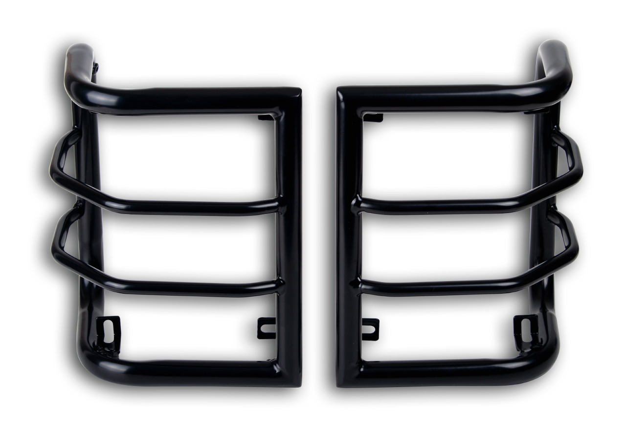 Heckleuchtenschutzgitterset Stahl schwarz passend für Jeep Wrangler JK (2007-2018)