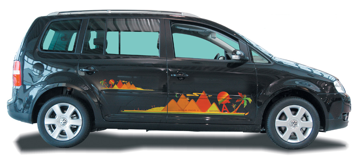 Car decor 1150 x 210 mm and 320 x 100 mm oasis