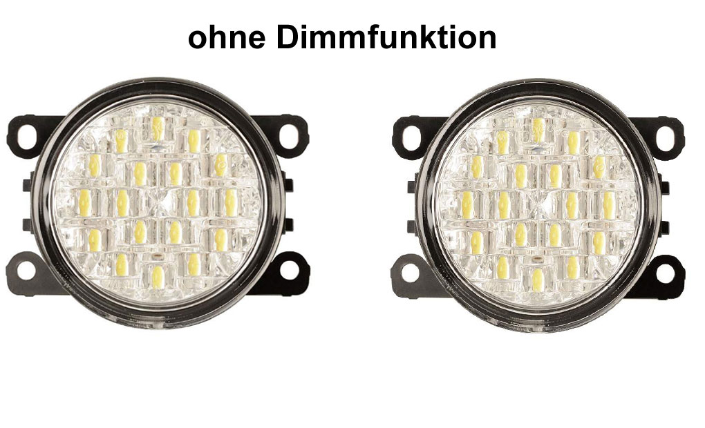 LED Einbau Tagfahrlichter ohne Dimmfunktion 90 mm passend für diverse Dacia Modelle