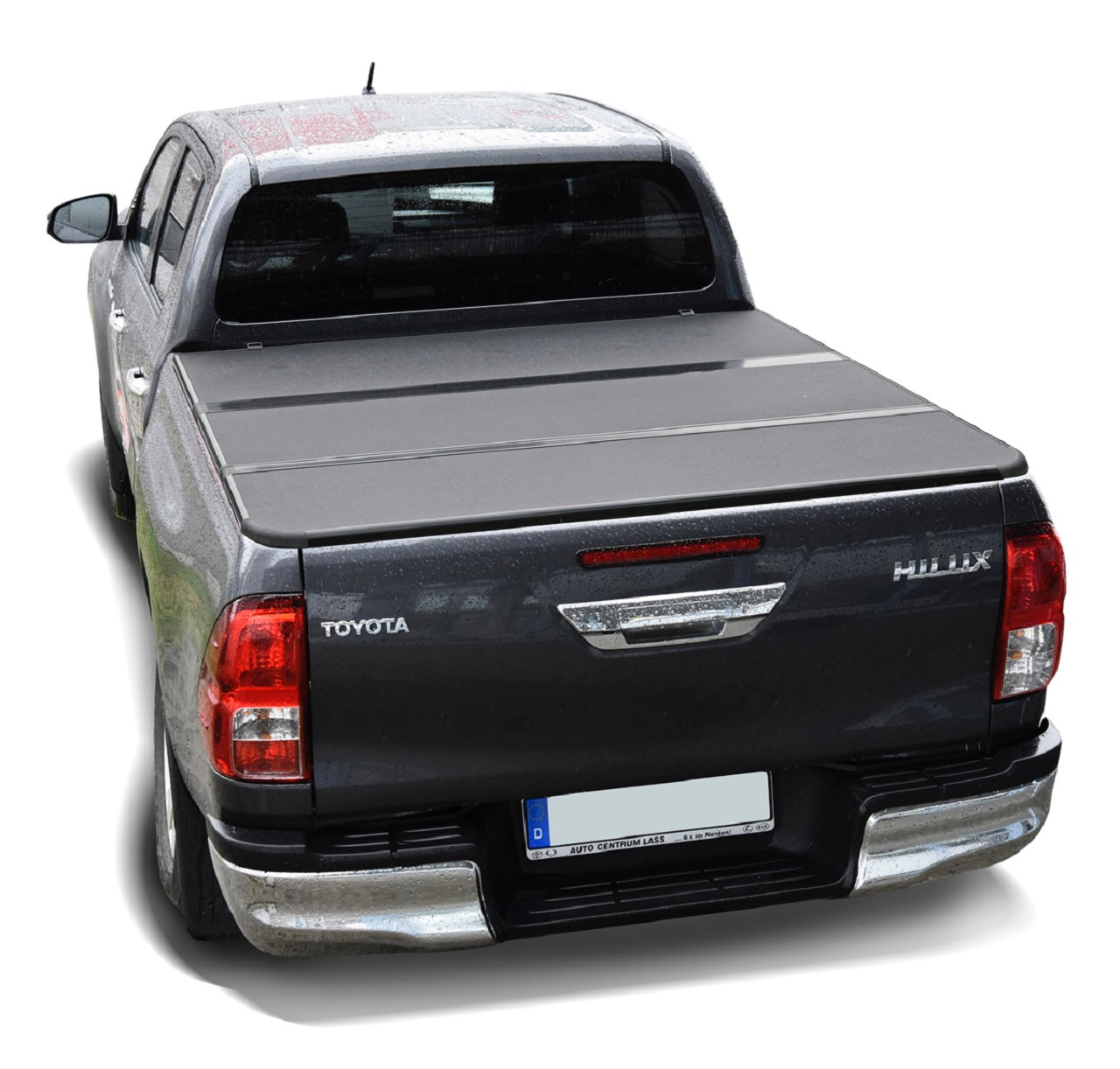 Tonneau cover foldable suitable for Toyota Hilux Revo (2015-2018) & (2019-) each only double cab