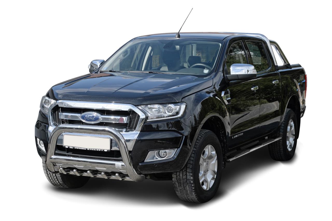 Stainless Steel Bullbar with skid plate suitable for Ford Ranger (2012-2018)