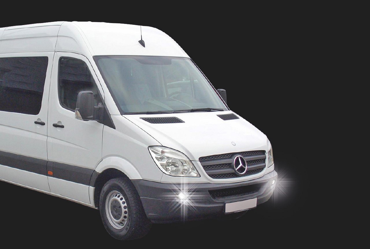Daytime running lights without dimming function suitable for MB Mercedes-Benz Sprinter (2006-2012)