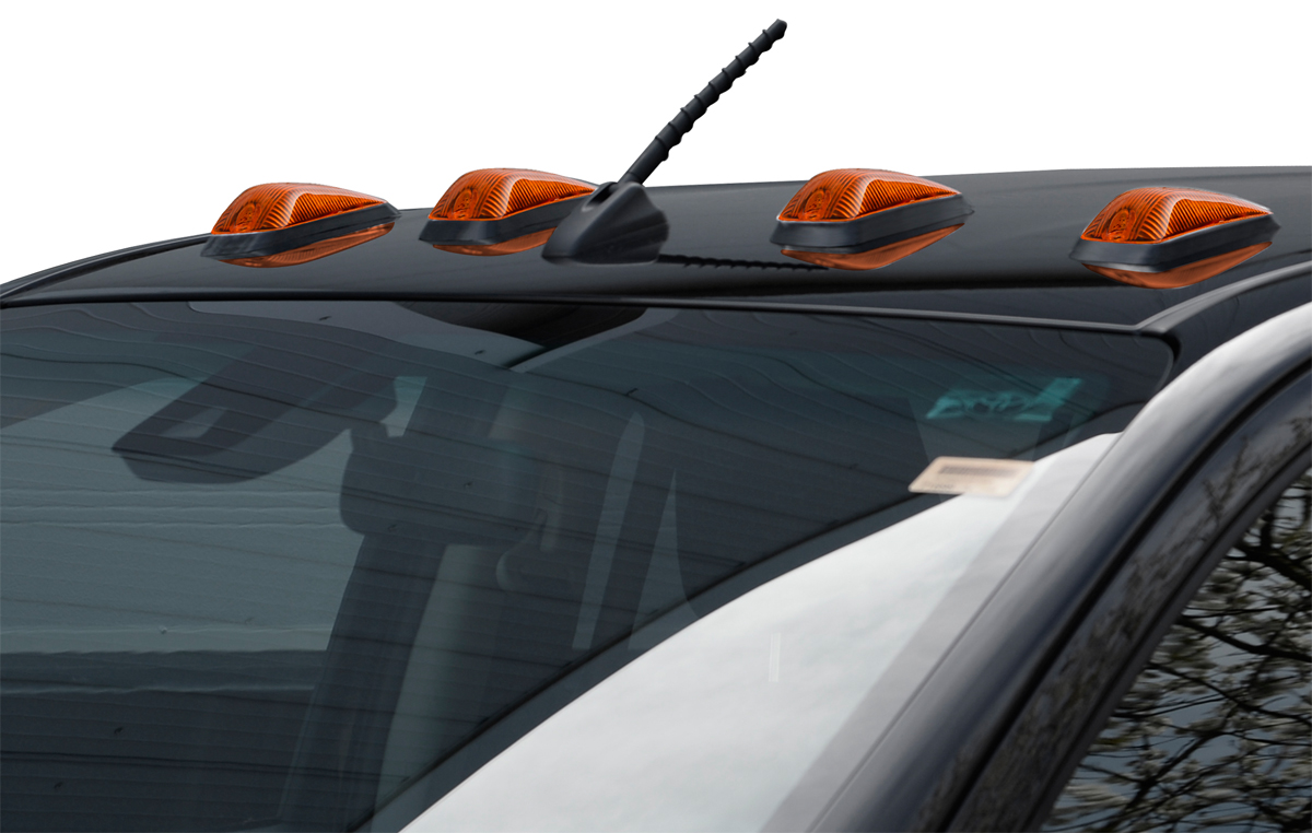 Orange Dachleuchte Aufbauleuchte - 12 Volt - ideal für Pickup, Transporter, LKW etc.