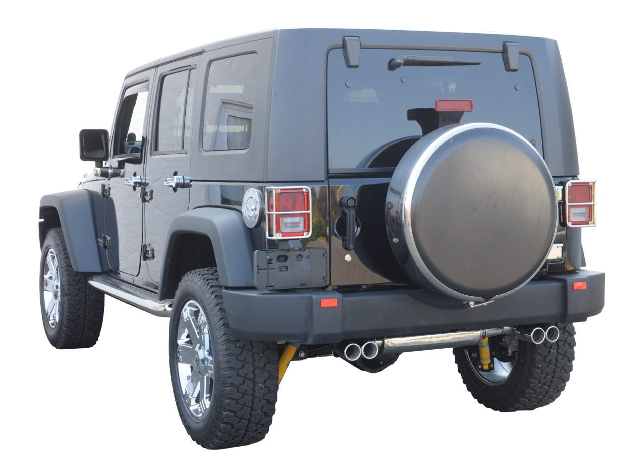 Tyre cover suitable for Jeep Wrangler JK (2007-2018) standard tyres 255/75R17 and 255/70R18